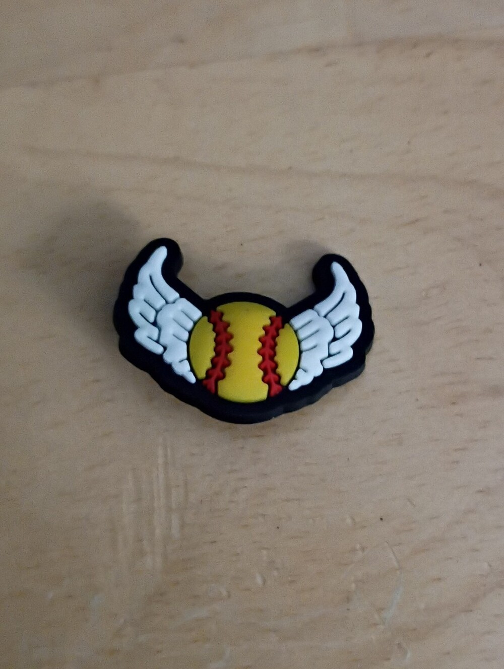 10 for $10 Jibbitz Croc Charms - Softball w/ Wings 4 - Sports - New Shoe Charm